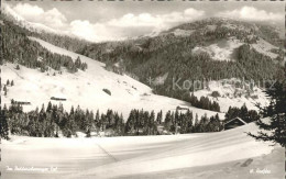 72081353 Balderschwang Winterpanorama Balderschwanger Tal Wintersportplatz Balde - Other & Unclassified