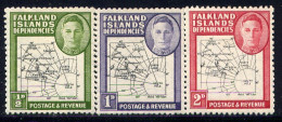 FALKLAND IS., (DEPENDENCIES), NO.'S 1L1-1L3, MH - Falklandinseln