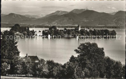 72081328 Frauenchiemsee Insel Blick Auf Chiemgauer Alpen Chiemsee - Andere & Zonder Classificatie