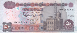 EGYPT 50 EGP POUNDS 2007 P-66e SIG/OQDA #22 UNC WM EKHNATOUNE - Egipto