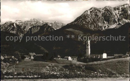 72081297 Pfronten Ortsansicht Mit Kirche Allgaeuer Alpen Pfronten - Pfronten