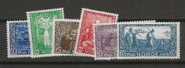 1941 MNH Norway Mi 259-64 Postfris** - Neufs