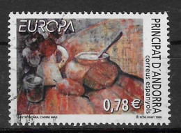 Andorra (Spanische Post) 2005  Mi.Nr. 324 ,  EUROPA CEPT / Gastronomie - Gestempelt / Fine Used / (o) - 2005