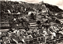 RECTO/VERSO - CPA - LE TEIL - VUE GENERALE AERIENNE - LE CHATEAU - LAPIE SERVICE AERIEN - Le Teil