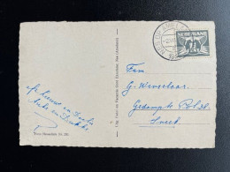 NETHERLANDS 1946 POSTCARD NES OP AMELAND TO SNEEK 02-08-1946 NEDERLAND - Briefe U. Dokumente