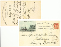 ** REDUSED PRICE ** BREVKORT Fra NORGE 1888 !! ** EXTREAMLY RARE, SECOND OLDEST POSTCARD KNOWN ** - Norwegen