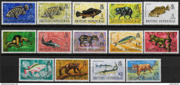 1968 British Honduras Wildlife 14v. MNH SG. N. 256/278 - Otros & Sin Clasificación