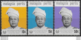 1971 Perlis Raja Syed Putra 3v. MNH SG. N. 56/58 - Other & Unclassified