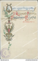 Cb82 Cartolina Militare 5 Reggimento Fanteria Programma Musicale Brigata Aosta - Regimenten