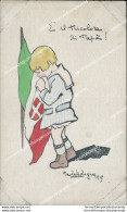 Cb67 Cartolina Militare E' Il Tricolore Di Papa   Www1 - Régiments