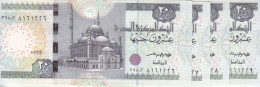 EGYPT 20 EGP POUNDS 2022 P-74 SIG/T.AMER #24 LOT X5 UNC NOTES - Egypt