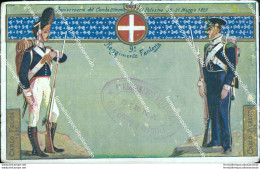 Cb111 Cartolina Militare 9 Reggimento Fanteria Combattimento Di Palestro Www1 - Regiments