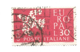 (REPUBBLICA ITALIANA) 1961, EUROPA CEPT - Serie Di 2 Francobolli Usati - 1961-70: Afgestempeld