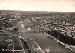 RECTO/VERSO - CPA - STRASBOURG - VUE AERIENNE SUR LE RHIN ET LES PONTS DE KEHL - Straatsburg