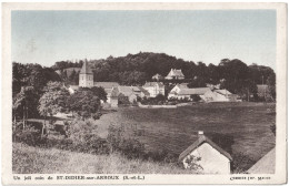 CPA DE SAINT-DIDIER-SUR-ARROUX  (SAÔNE ET LOIRE)  UN JOLI COIN DE SAINT-DIDIER - Autres & Non Classés