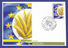 Italien / Italia  2005 Mi.Nr. 3031 , EUROPA CEPT / Gastronomie - Maximum Card - Roma  9.5.2005 - 2005