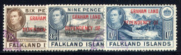 FALKLAND IS., (DEPENDENCIES), NO.'S 2L6-2L8 - Falkland Islands
