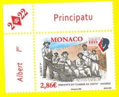 MONACO 2022 Albert Madeira - Descents In 'Carros De Cesto' - Set - Unused Stamps