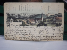 POSTCARD GRUSS AUS ECKARTS  IMMENSTADT IM ALLGAU KRATZER RUBIHORN AK CPA - Immenstadt