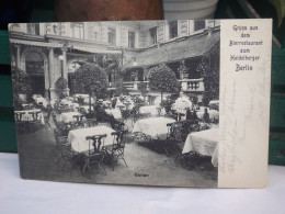 POSTCARD GRUSS AUS DEM BIERRESTAURANT ZUM HEIDELBERGER BERLIN GARIEN AK CPA - Other & Unclassified