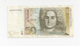 Bankbiljet 50 Deutsche Mark 1989 - 50 DM