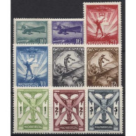 Ungarn 1933 Flugpostmarken 502/10 Postfrisch - Ungebraucht