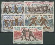 Kongo (Brazzaville) 1971 Olympische Spiele Der Neuzeit 318/22 Postfrisch - Mint/hinged