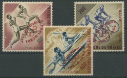 Guinea 1964 Olympische Sommerspiele Tokio 239/41 A Postfrisch - Guinee (1958-...)