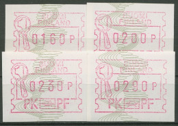 Finnland ATM 1993 Versandstelle PK-PF, Satz ATM 17 S2 Postfrisch - Automaatzegels [ATM]