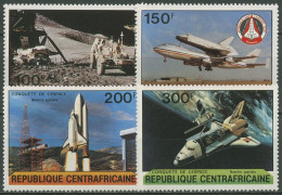 Zentralafrikanische Republik 1981 Raumfahrt Space Shuttle 736/39 Postfrisch - República Centroafricana