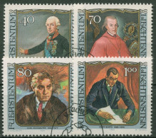 Liechtenstein 1984 Gemälde Persönlichkeiten 839/42 Gestempelt - Used Stamps