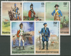 Zentralafrikanische Republik 1976 200 J. Unabhängigkeit D. USA 407/11 Postfrisch - Centrafricaine (République)