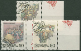 Liechtenstein 1989 Landwirtschaft Herbstbräuche 971/73 Gestempelt - Usados