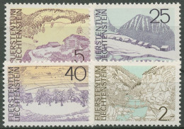 Liechtenstein 1973 Landschaften 596/99 Postfrisch - Ungebraucht