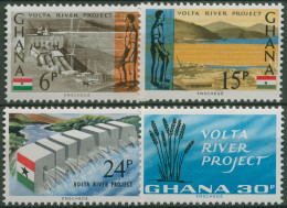 Ghana 1966 Volta-Fluss Staudamm 253/56 Postfrisch - Ghana (1957-...)