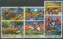 Guinea 1968 Afrikanische Sagen Und Märchen 480/85 A Gestempelt - Guinea (1958-...)