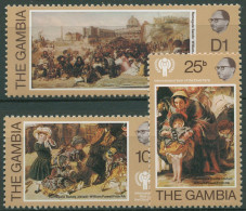 Gambia 1979 Jahr Des Kindes Gemälde 387/89 Postfrisch - Gambia (1965-...)