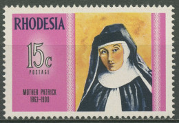 Rhodesien 1970 Dominikanerschwester Patrick 106 Postfrisch - Rhodesia (1964-1980)