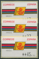 Spanien 1992 Automatenmarken Satz 17/27/45 ATM 4.3.2.1 S4 Postfrisch - Nuevos
