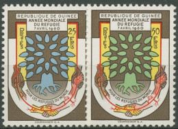 Guinea 1960 Weltflüchtlingsjahr 42/43 Postfrisch - Guinea (1958-...)