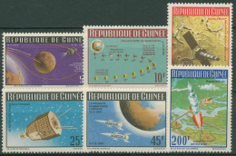 Guinea 1965 Raumfahrt Mondlandungen 324/29 A Postfrisch - Guinea (1958-...)