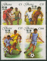 Ghana 1987 Fußball-WM'86 Mexiko 1138/41 Postfrisch - Ghana (1957-...)