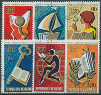 Guinea 1972 Jahr Des Buches 634/39 Gestempelt - Guinée (1958-...)