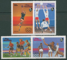 Gambia 1987 Olympische Sommerspiele'88 Seoul 706/09 Postfrisch - Gambia (1965-...)