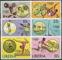 Liberia 1976 Olympische Sommerspiele Montreal 990/95 A Postfrisch - Liberia
