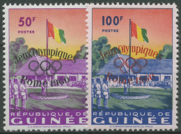 Guinea 1960 Olympische Sommerspiele Rom Flaggen 49/50 Postfrisch - República De Guinea (1958-...)