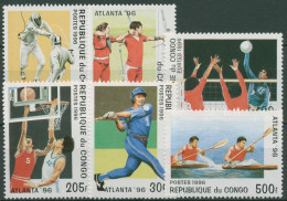 Kongo (Brazzaville) 1996 Olympische Sommerspiele Atlanta 1437/42 Postfrisch - Neufs