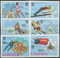 Liberia 1976 Olympische Winterspiele Innsbruck 980/85 B Postfrisch - Liberia