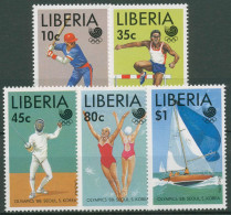 Liberia 1988 Olympische Sommerspiele Seoul 1424/28 Postfrisch - Liberia