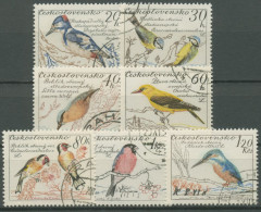 Tschechoslowakei 1959 Tiere Vögel 1163/69 Gestempelt - Used Stamps